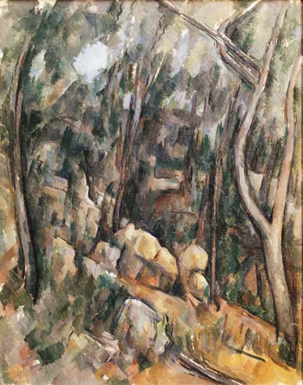 Dans le parc du Château Noir von Paul Cézanne