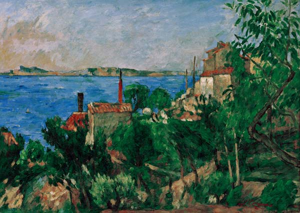 Das Meer bei L''Estaque von Paul Cézanne