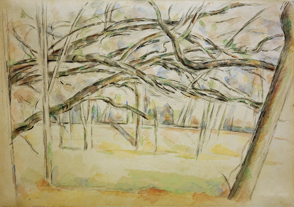 Der Obstgarten von Paul Cézanne