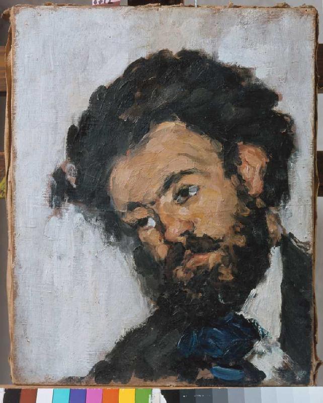 Fortuné Marion (Schwarzer Kopf) von Paul Cézanne