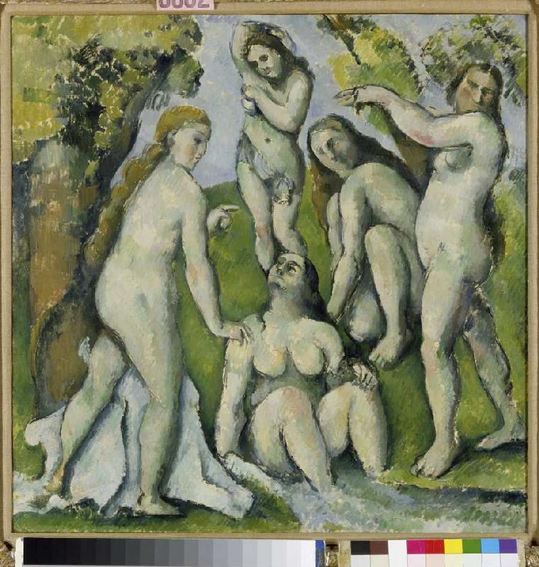 Fünf badende Frauen von Paul Cézanne