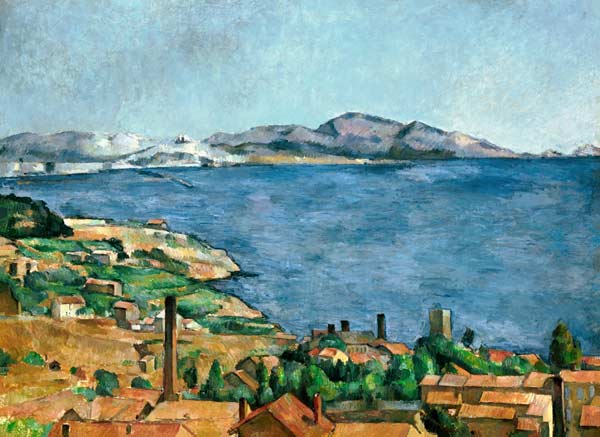 Golf von Marseille, von Estaque aus gesehen von Paul Cézanne