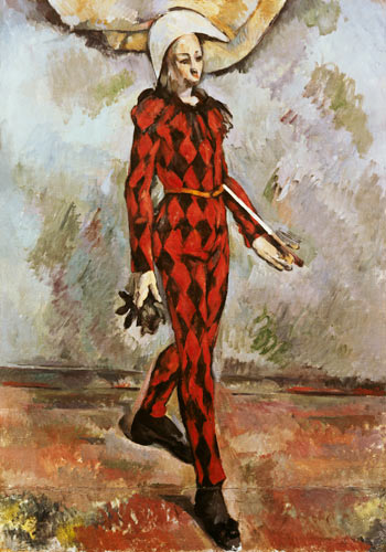 Harlequin von Paul Cézanne