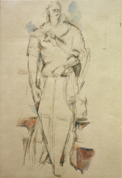 Hl. Georg nach Donatello von Paul Cézanne