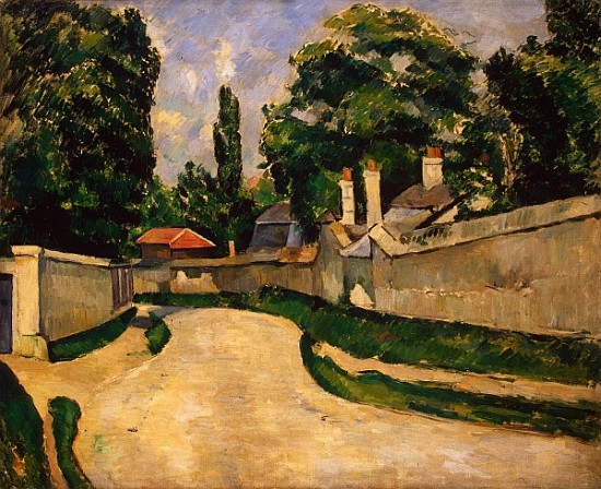 Houses Along a Road, c.1881 von Paul Cézanne