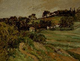 Landschaft in der Provence von Paul Cézanne