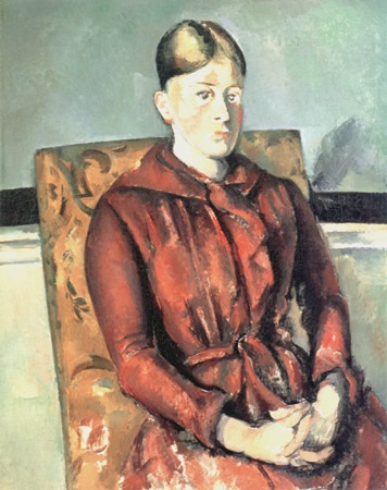 Madame Cézanne im gelben Lehnstuhl von Paul Cézanne