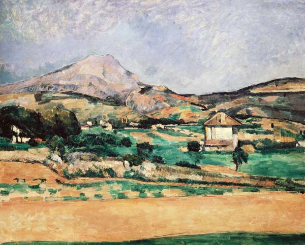 Montagne Sainte-Victoire von Paul Cézanne