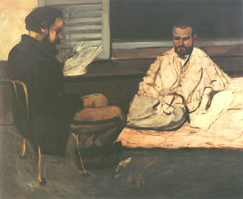 Paul Alexis liest Émile Zola vor II von Paul Cézanne