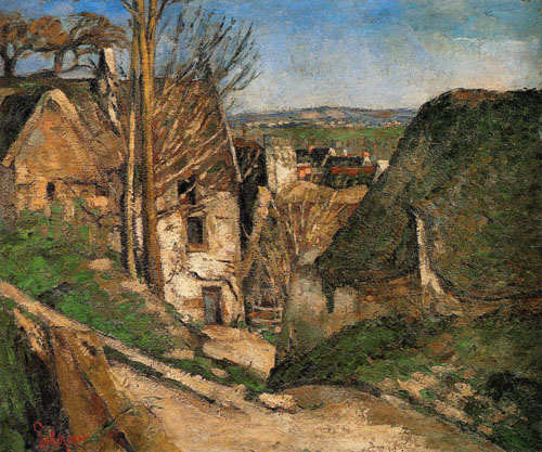 La maison du pendu (Auvers-sur-Oise) von Paul Cézanne
