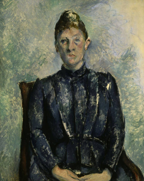 Paul Cezanne, Portrait Madame Cezanne von Paul Cézanne