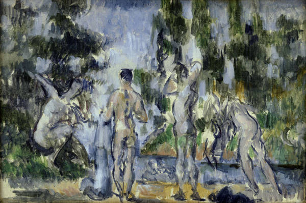 P.Cezanne, Badende (1890/1900) von Paul Cézanne