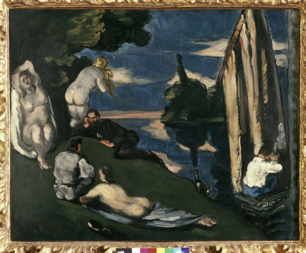 P.Cezanne, Pastorale von Paul Cézanne