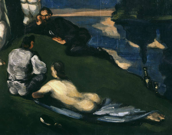 P.Cezanne, Pastorale / Ausschnitt von Paul Cézanne