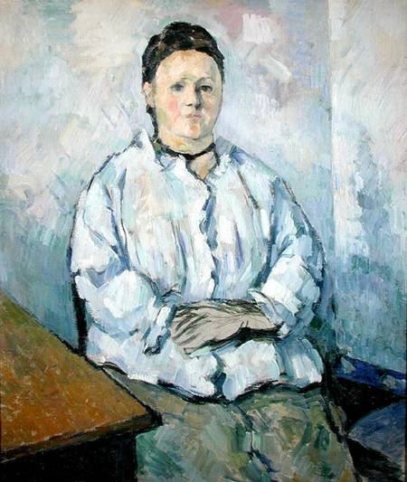 Portrait of Madame Cezanne von Paul Cézanne
