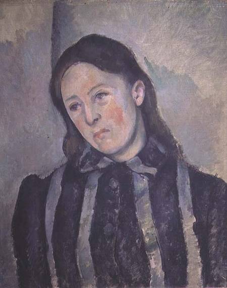 Portrait of Madame Cezanne with Loosened Hair von Paul Cézanne