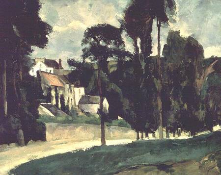 The Road at Pontoise von Paul Cézanne