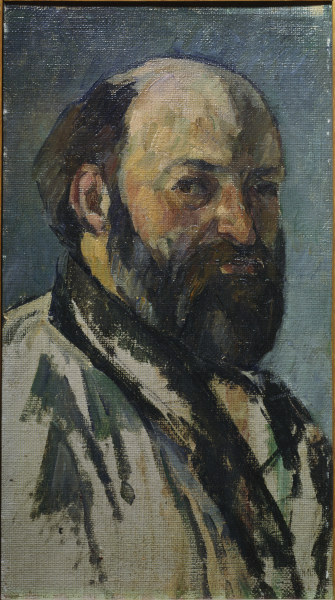 Selbstbildnis 1877 von Paul Cézanne