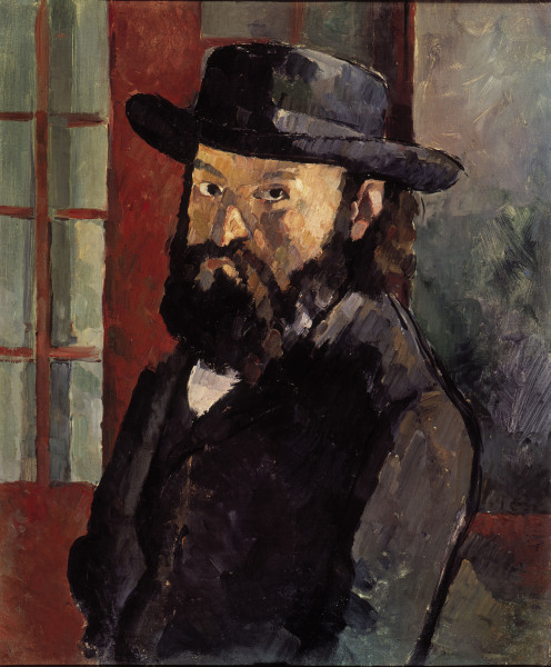 Selbstbildnis (mit Hut) von Paul Cézanne