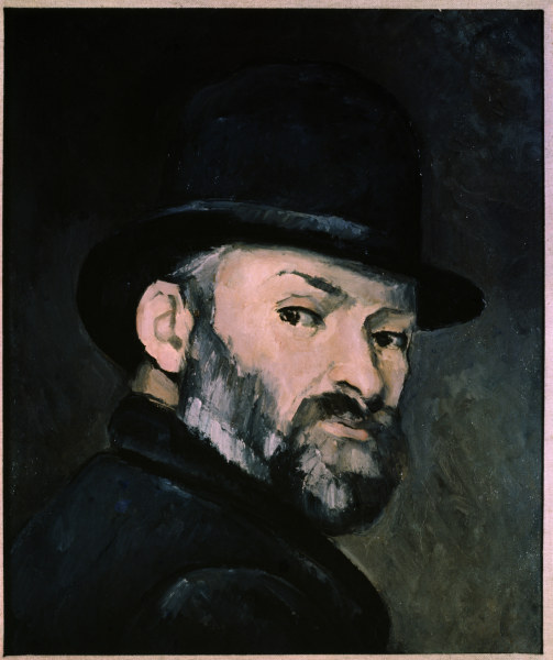 Selbstbildnis mit Melone von Paul Cézanne