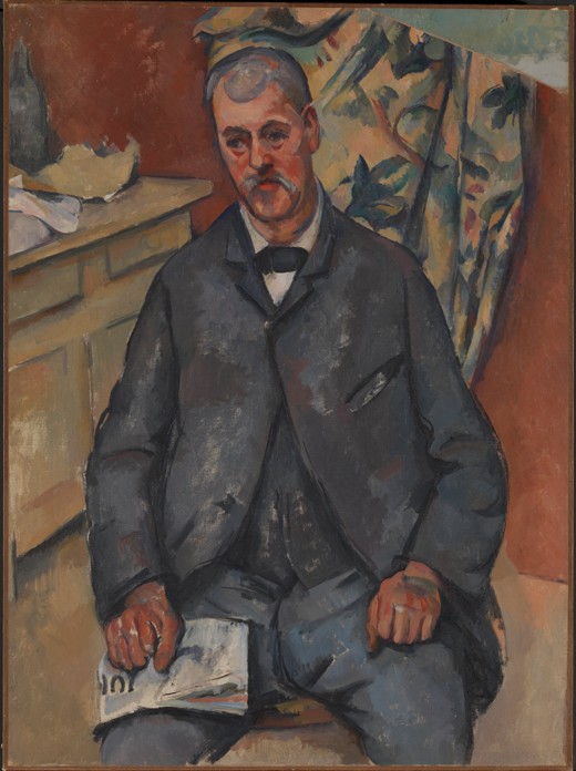 Sitzender Mann von Paul Cézanne