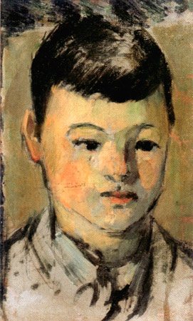 Skizze eines Portraits des Sohnes des Künstlers von Paul Cézanne