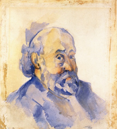 Skizze: Selbstportrait von Paul Cézanne