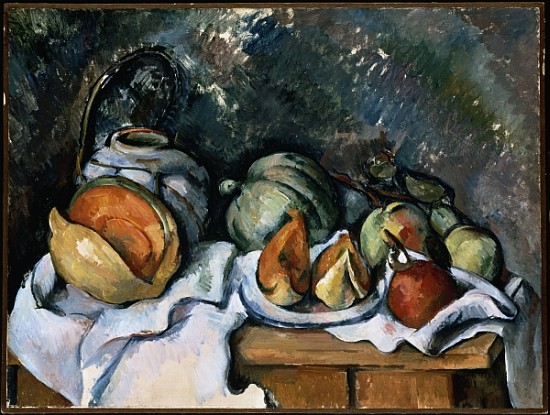Still Life with Fruit and a Ginger Pot, c.1895 von Paul Cézanne