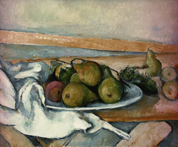 Stilleben mit Birnen von Paul Cézanne