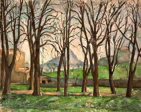 Chestnut trees at the Jas de Bouffan c.1885-87