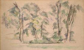 The Large Trees at Jas de Bouffan c.1885-87