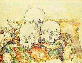 Stillleben mit drei Totenschädeln 1904