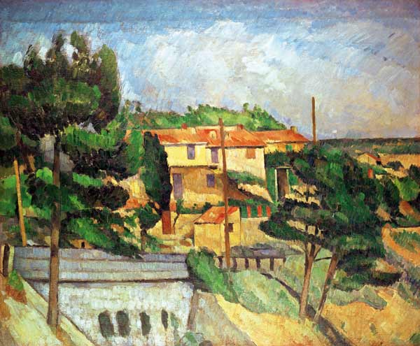 Viaduct at Estaque von Paul Cézanne