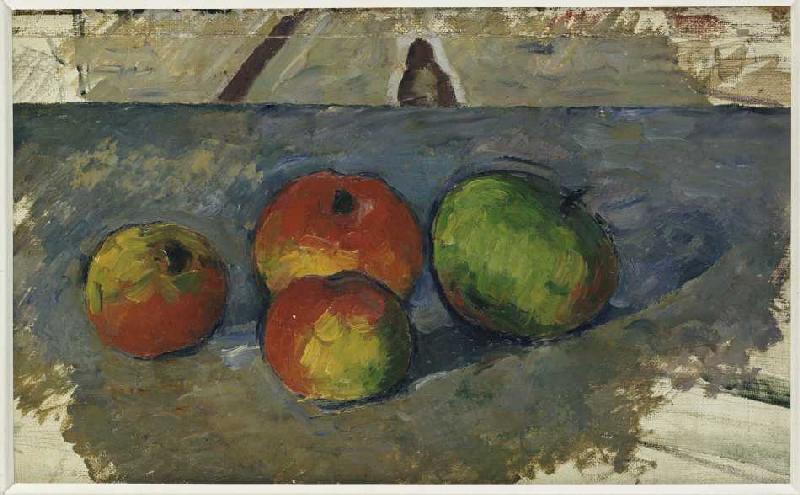 Vier Äpfel von Paul Cézanne