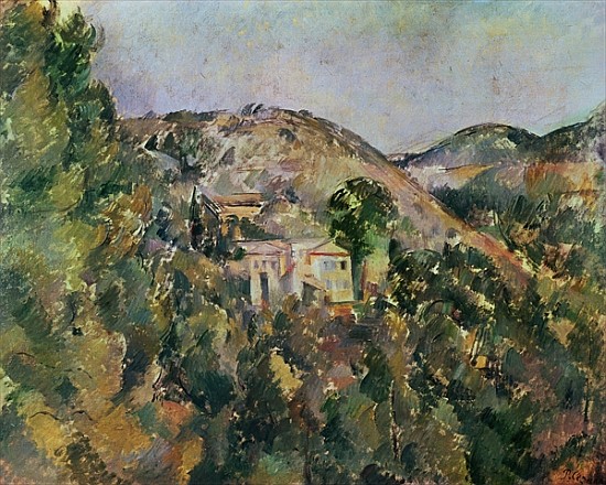 View of the Domaine Saint-Joseph, late 1880s von Paul Cézanne