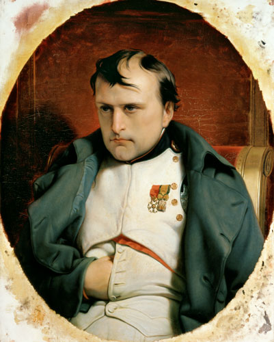 Napoleon (1769-1821) in Fontainebleau von Hippolyte (Paul)  Delaroche