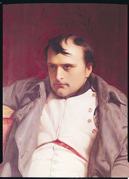 Napoleon (1769-1821) after his Abdication  (detail of 157912) von Hippolyte (Paul)  Delaroche