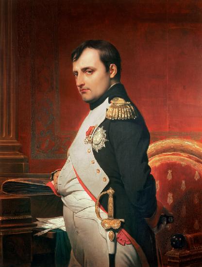 Napoleon (1769-1821) in seinem Herrenzimmer
