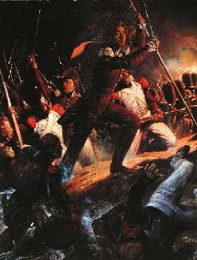 Charles-Amedee-Albert de Savoie, Prince de Carignan (1798-1849) Leading the Assault at the Siege of 1828