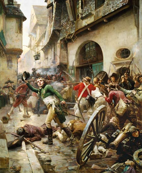 Henri de La Rochejaquelein (1772-94) at the Battle of Cholet von Paul Emile Boutigny