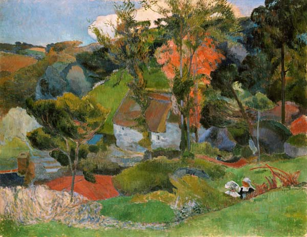 Landscape at Pont Aven von Paul Gauguin