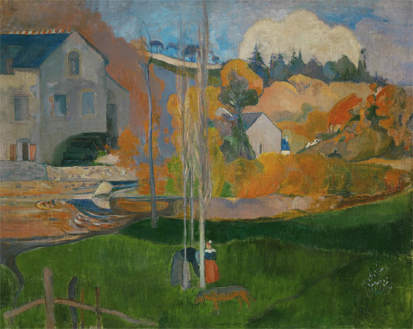 Brittany Landscape: the David Mill von Paul Gauguin