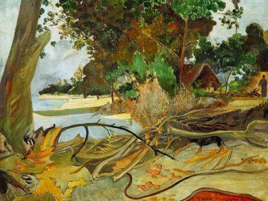 Te burao (Der Hibiskusbaum) von Paul Gauguin
