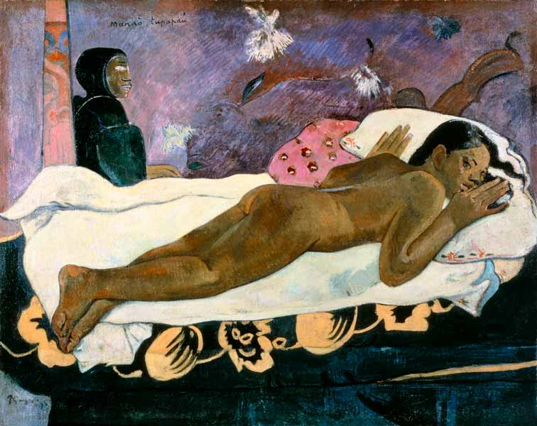 Manao Tupapau (der Geist der Toten wacht) von Paul Gauguin