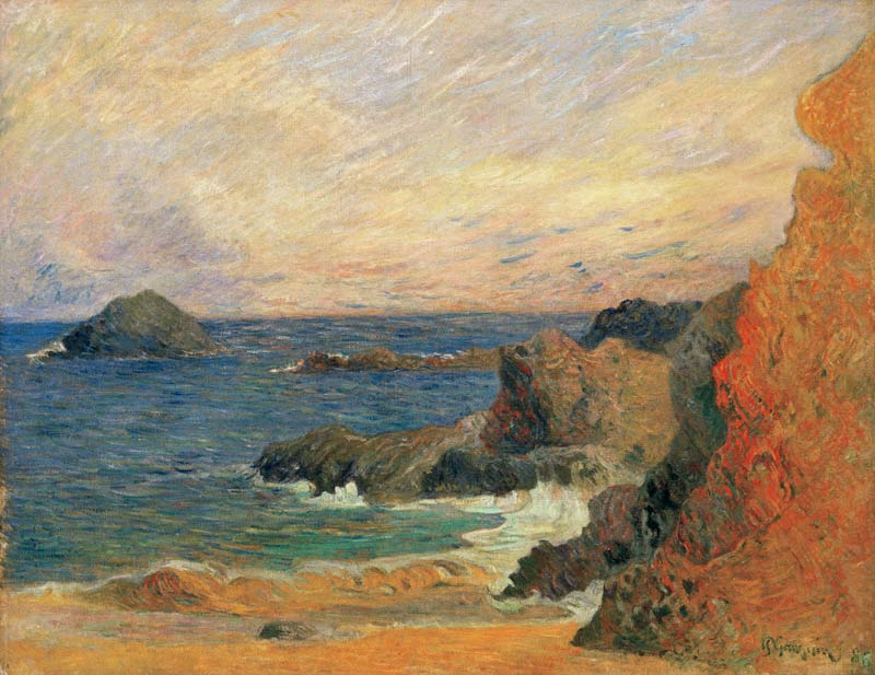 Felsen an der Küste von Paul Gauguin