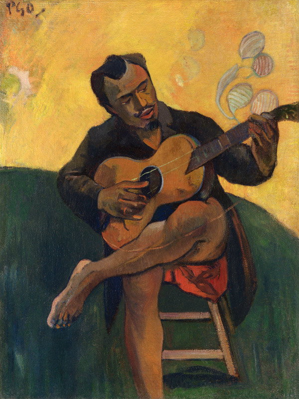 Gitarrenspieler von Paul Gauguin