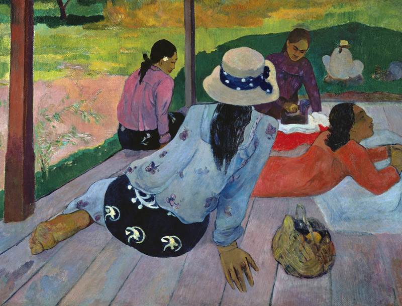 La Sieste von Paul Gauguin
