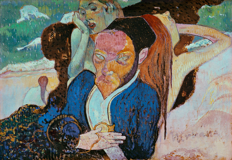 Nirvana Bildnis Meuer de Haan von Paul Gauguin