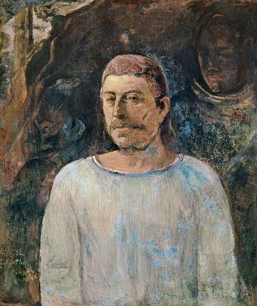 Self portrait, close to Golgotha von Paul Gauguin