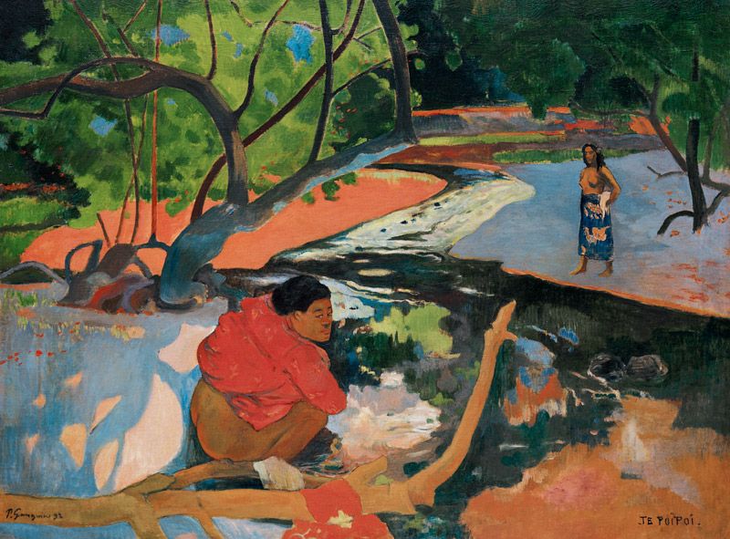 Te po poi (Der Morgen) von Paul Gauguin